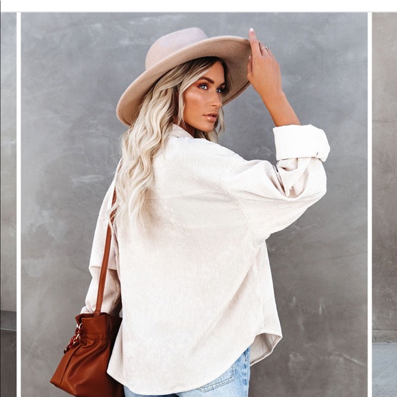 Kamryn corduroy button down top - Picture 2 of 8